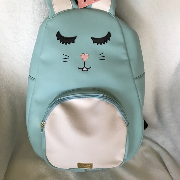 Betsey Johnson luv lg rabbit backpack